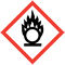 GHS03: Flamme über einem Kreis