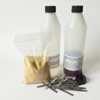 BEPOX1000 + 30 Stk. Estrichkl. + 500g Sand