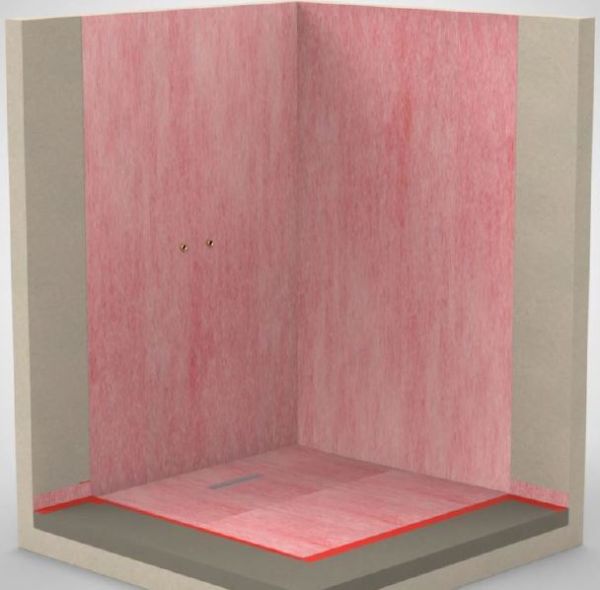 Abdichtbahn HDP Abdichtsystem, selbstklebend, inkl Rakel, 5 m x 600 mm, einseitig vlies