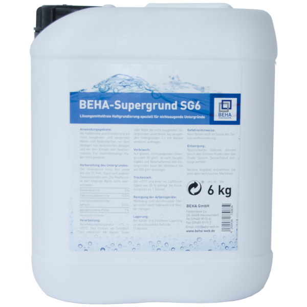 6kg Supergrund Haftgrund Spezialgrundierung SG6