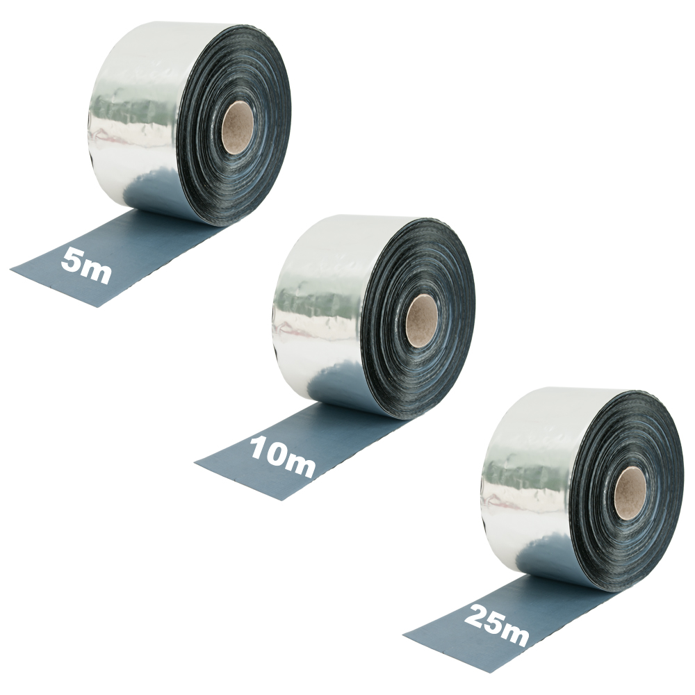 Alu-Butylklebeband selbstklebend 10 m x 100 mm x 1,2 mm