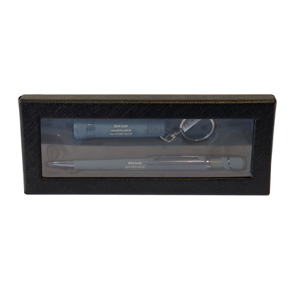 Geschenkset LED Lampe + Kuli