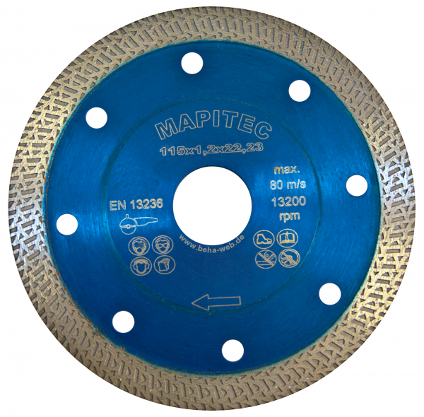 BTC Diamantscheibe 115 x 1,2 x 22,23