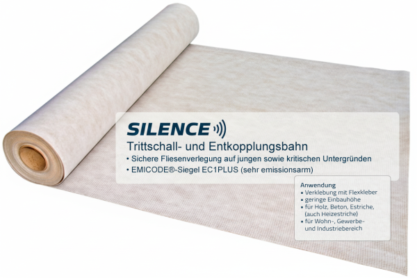 Entkopplungs- und Trittschallbahn 10 m²