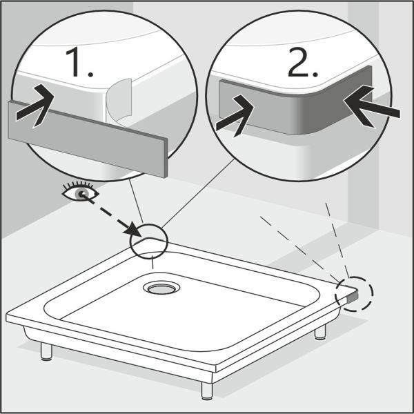 Einbauanleitung Wannenausgleichsecke