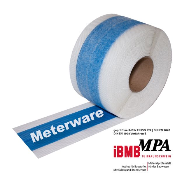 Dichtband "bluetec" mit Dehnzone und Faltknick 120mm, Meterware