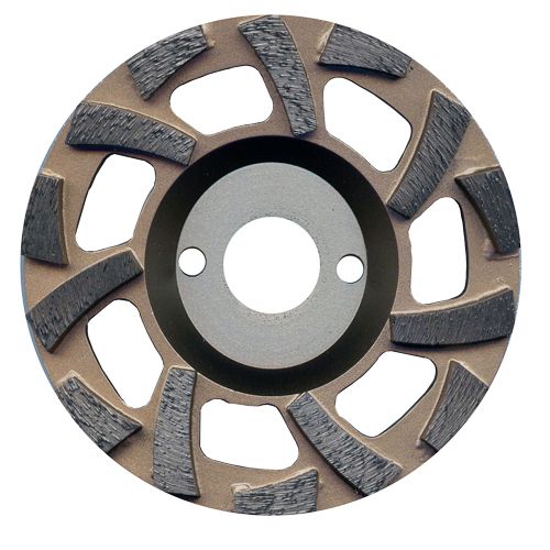 Diamantschleifteller, Diamant-Schleiftopf für Farb-und Kunststoffresten, Estrich, Fliesenkleber, Beton, Granit