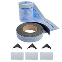 Wannenabdichtung Wannenband + Schallschutz + Wannenausgleichsecken KOMPLETT SET Wannenabdichtung Wannenband + Schallschutz + Wannenausgleichsecken KOMPLETT SET