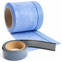 Wannenband mit selbstklebendem Schnittschutzband