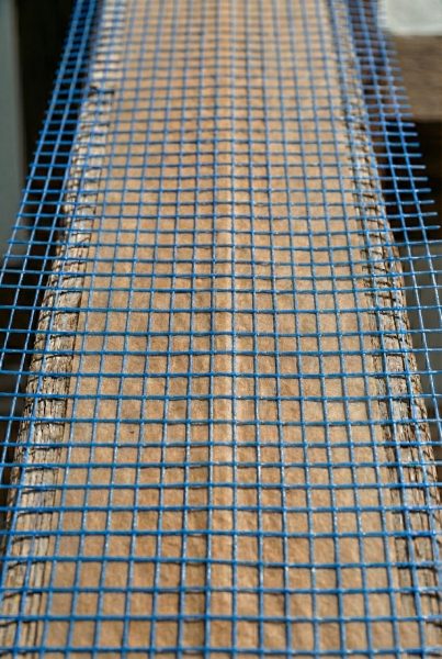 Balkenfix Glasgittergewebe Putzträger mit Paraffin Krepppapier zur Rissüberbrückung 50 m